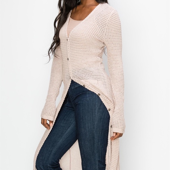 NWT!💕 Button Front Long Cardigan w/ Pockets - Picture 2 of 5